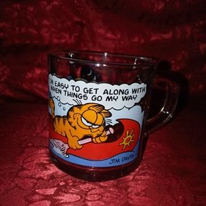 Vintage McDonald's Garfield Glass Cup